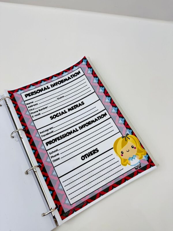 Planner- Alice in wonderland - Image 6